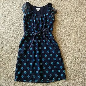 Loft ruffle sleeve dress